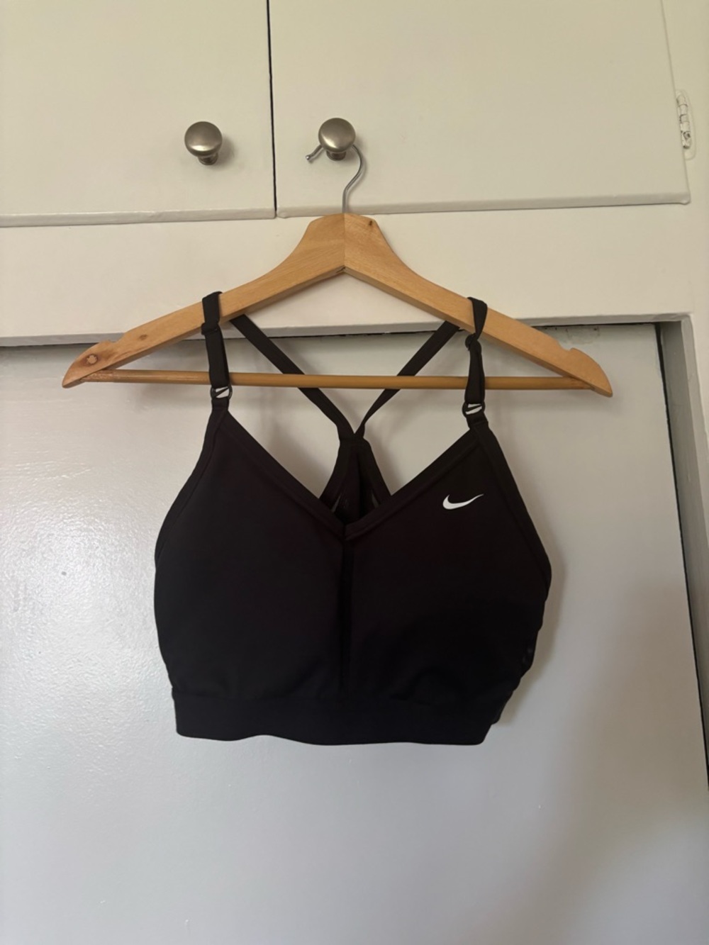 Set of 2 Nike Black Strappy Women's Sports Bra Size L